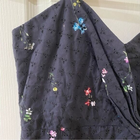 NWT Parker Fawn Eyelet Floral Print Mini Dress - Picture 5 of 11